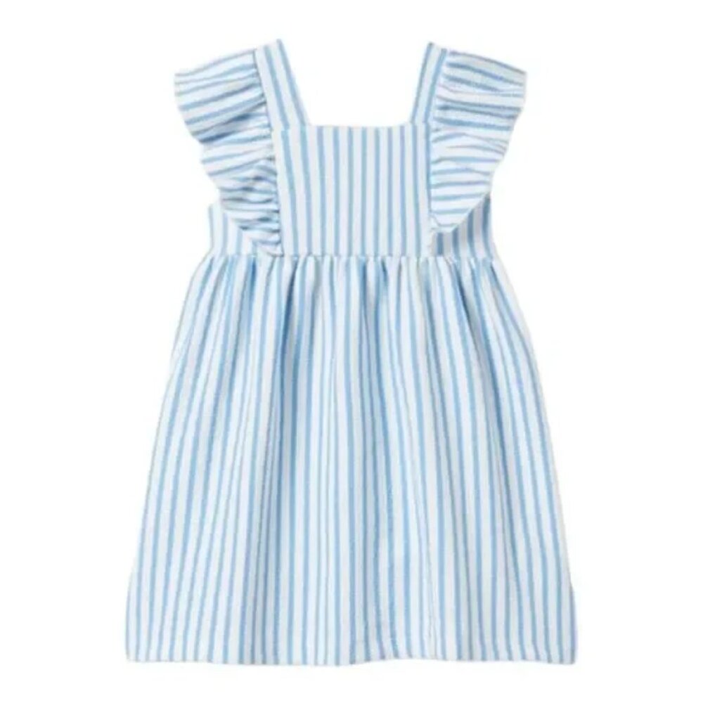 Zara - Blue Jacquard Dress